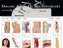 Tablet Screenshot of microsurgery.net